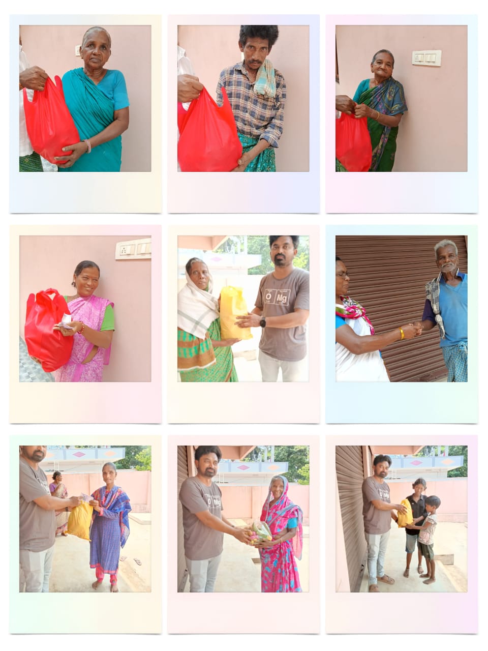 Grocery kits distributed to elderly residents